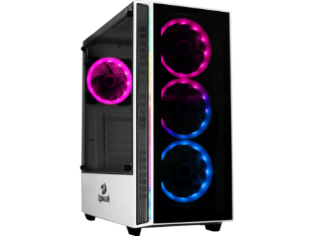 Gabinete Gamer Redragon, Grapple, Mid Tower, Vidro Temperado, Black, Sem Fonte, Sem Fan