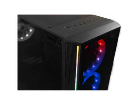 Gabinete Gamer Redragon Wideload Extreme Lunar White, Mid Tower, RGB, Vidro Curvado Temperado, ATX, Branco, Sem Fonte, Sem Fan,