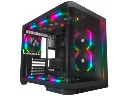 Gabinete Gamer Redragon Wideload Pro, Mid Tower, Vidro Temperado, ATX, White, Sem Fonte, Sem Fan, CA-604W-PRO