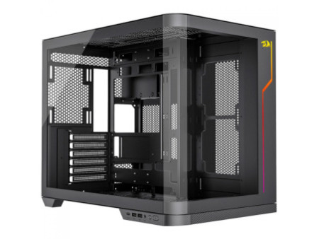 Gabinete Gamer Redragon Wideload Pro, Mid Tower, Vidro Temperado, ATX, White, Sem Fonte, Sem Fan, CA-604W-PRO
