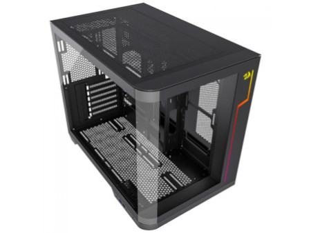 Gabinete Gamer Redragon Wideload Pro, Mid Tower, Vidro Temperado, ATX, White, Sem Fonte, Sem Fan, CA-604W-PRO