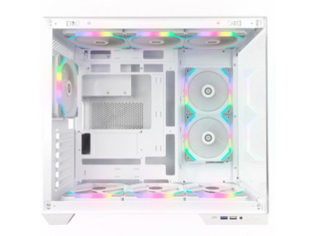 Gabinete Gamer Redragon Reflect Flow, Preto, Mid Tower, Vidro Temperado, ATX, Sem Fonte, Sem Fan, CA-606B