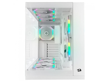 Gabinete Gamer Redragon Reflect Flow, Preto, Mid Tower, Vidro Temperado, ATX, Sem Fonte, Sem Fan, CA-606B