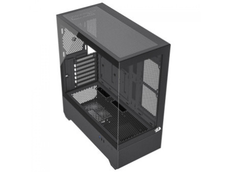 Gabinete Gamer Redragon Reflect, Preto, Mid Tower, Vidro Temperado, ATX, Sem Fonte, Sem Fan, CA-601B