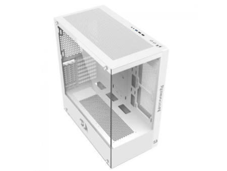Gabinete Gamer Redragon Aeroflow, Mid Tower, Mesh, E-ATX, Black, Sem Fonte, Sem Fan, CA-603B