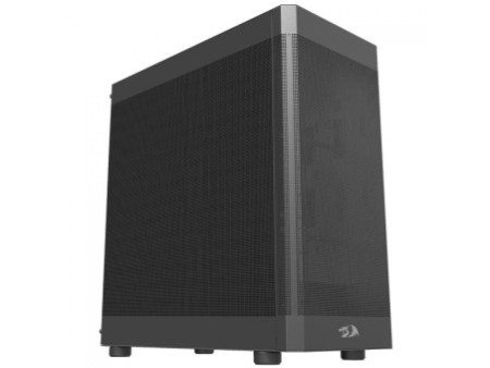 Gabinete Gamer Redragon Aeroglass, Mid Tower, Vidro Temperado, E-ATX, Black, Sem Fonte, Sem Fan, CA-602B