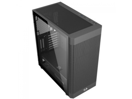 Gabinete Gamer Redragon Wideload Lite, Mid Tower, Vidro Temperado, ATX, Black, Sem Fonte, Sem Fan, CA-604B