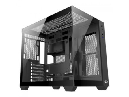 Gabinete Gamer Redragon Wideload Lite, Mid Tower, Vidro Temperado, ATX, White, Sem Fonte, Sem Fan, CA-604W