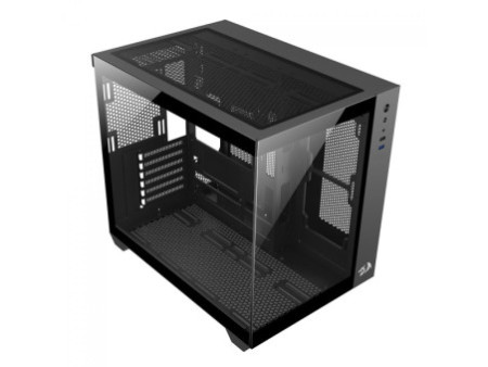 Gabinete Gamer Redragon Wideload Lite, Mid Tower, Vidro Temperado, ATX, White, Sem Fonte, Sem Fan, CA-604W
