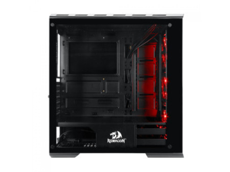 Gabinete Gamer Redragon Superion, Mid Tower, Vidro Temperado, Black, ATX, Sem Fonte, Sem Fan, GC-MB211