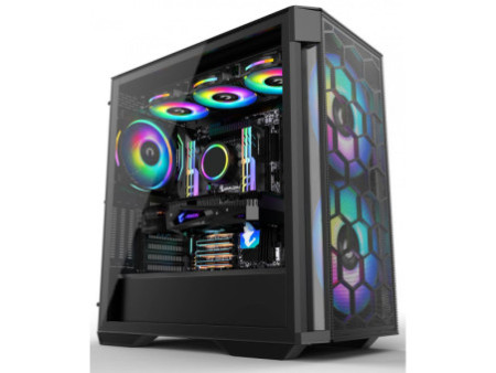 Gabinete Gamer Redragon Demolisher, Mid Tower, Vidro Temperado, White, ATX, Sem Fonte, Sem Fan, GC-706W