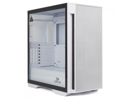 Gabinete Gamer Redragon Grindor, Mid Tower, RGB, Vidro Temperado, Black, ATX, Sem Fonte, Com 2 Fans, GC-616