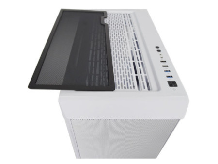 Gabinete Gamer Redragon Grindor, Mid Tower, RGB, Vidro Temperado, Black, ATX, Sem Fonte, Com 2 Fans, GC-616