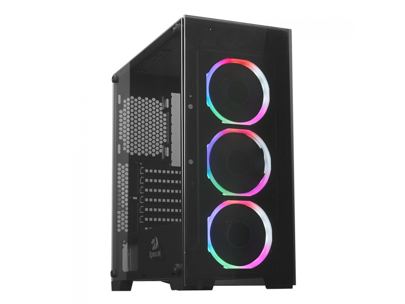 Gabinete Gamer Redragon Starscream, Mid Tower, Vidro Temperado, Pink, Sem Fonte, Sem Fan, GC-610P
