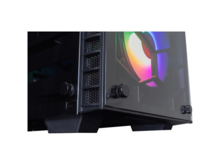 Gabinete Gamer Redragon Brawn, Mid Tower, Vidro Temperado, Black, Sem fonte, Sem Fan, GC-500