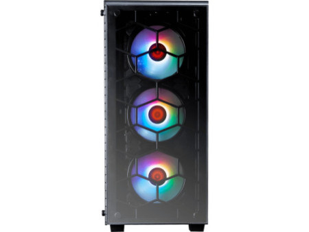 Gabinete Gamer Redragon Brawn, Mid Tower, Vidro Temperado, Black, Sem fonte, Sem Fan, GC-500
