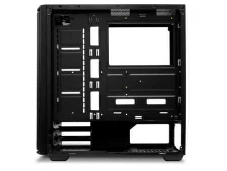 Gabinete Gamer Redragon, Thundercracker, Mid Tower, Vidro Temperado, Black, Sem Fonte, Com 3 Fans RGB