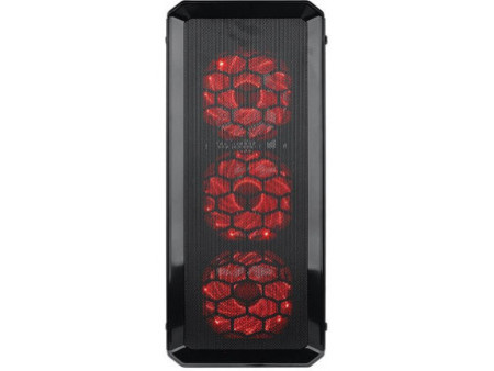 Gabinete Gamer Redragon Trailbreaker, Mid Tower, Com 3 Fans RGB, Vidro Temperado, Black, Sem Fonte, RD-GC-603