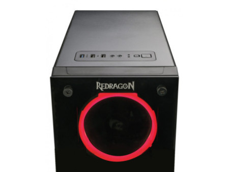 Gabinete Gamer Redragon Diamond Storm, Mid Tower, Com 3 Fans RGB, Vidro Temperado, Black, Sem Fonte, CA903