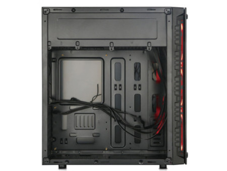Gabinete Gamer Redragon Diamond Storm, Mid Tower, Com 3 Fans RGB, Vidro Temperado, Black, Sem Fonte, CA903