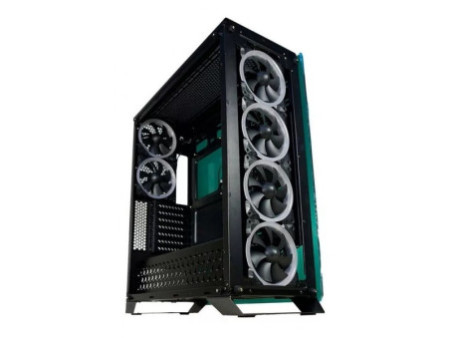 Gabinete Gamer Redragon Sideswipe, Mid Tower, Vidro Temperado, Black, Sem Fonte, Com 4 Fans RGB, GC-601