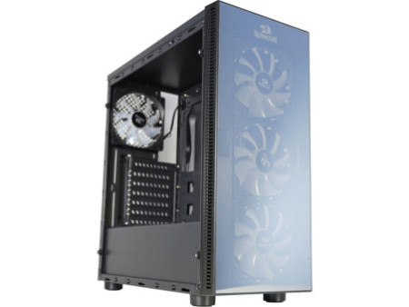 Gabinete Gamer SuperFrame Dominator PRO, Mid Tower, Vidro Temperado, E-ATX, Preto, Sem Fonte, 4 Fans, SF-CS-DPMAB4F