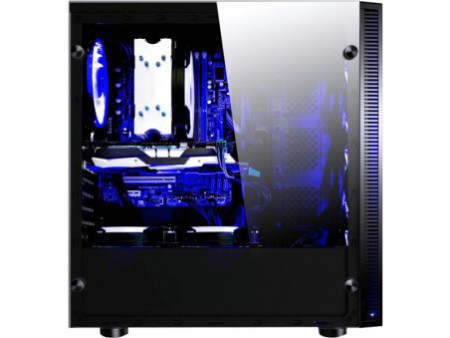 Gabinete Gamer SuperFrame Dominator PRO, Mid Tower, Vidro Temperado, E-ATX, Preto, Sem Fonte, 4 Fans, SF-CS-DPMAB4F