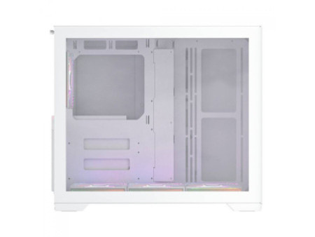 Gabinete Gamer SuperFrame Nebula, Mid Tower, Vidro Temperado, E-ATX, Com 3 Fans ARGB, Preto, SF-CS-NBMAB3F