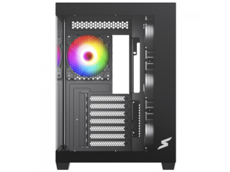Gabinete Gamer SuperFrame Fusion, Mid Tower, Vidro Temperado, ATX, Branco, Sem Fan, SF-CS-FSMAWSF