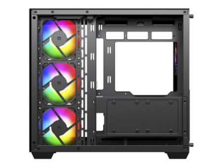 Gabinete Gamer SuperFrame Fusion, Mid Tower, Vidro Temperado, ATX, Branco, Sem Fan, SF-CS-FSMAWSF