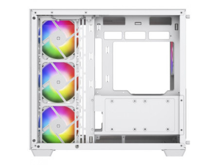 Gabinete Gamer SuperFrame Mesh, Black, Mid Tower, Vidro Temperado, MATX, Sem Fonte, Com 3 Fans, SF-CS-MSMSB3F