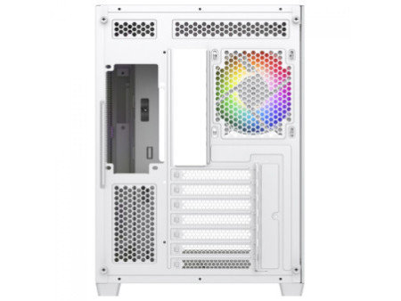 Gabinete Gamer SuperFrame Mesh, Black, Mid Tower, Vidro Temperado, MATX, Sem Fonte, Com 3 Fans, SF-CS-MSMSB3F