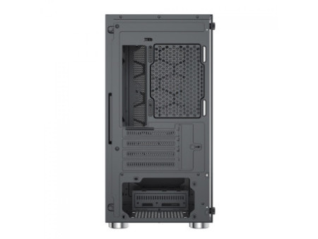 Gabinete Gamer SuperFrame Mesh, White, Mid Tower, Vidro Temperado, MATX, Sem Fonte, Com 3 Fans, SF-CS-MSMSW3F