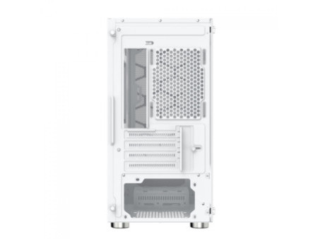 Gabinete Gamer SuperFrame Prime, Mid Tower, Vidro Temperado, M-ATX, Branco, Sem Fonte, Com 5 Fans ARGB