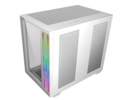 Gabinete Gamer SuperFrame Hércules, Full Tower, RGB, Vidro Temperado, E-ATX, Black, Sem Fonte, Com 5 Fans