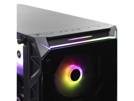 Gabinete Gamer SuperFrame Hércules, Full Tower, RGB, Vidro Temperado, E-ATX, Black, Sem Fonte, Sem Fan