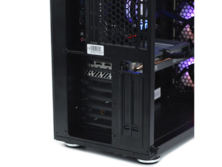Gabinete Gamer SuperFrame Hércules, Full Tower, RGB, Vidro Temperado, E-ATX, Black, Sem Fonte, Sem Fan