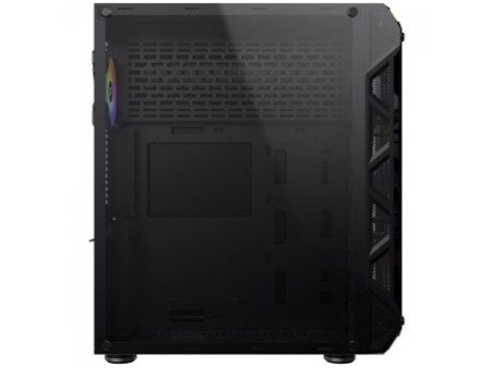 Gabinete Gamer SuperFrame Hércules, Full Tower, RGB, Vidro Temperado, E-ATX, Black, Sem Fonte, Sem Fan