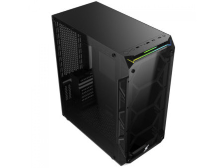 Gabinete Gamer SuperFrame Overtake, Mid Tower, Vidro Temperado, ATX, Sem Fonte, Sem fan