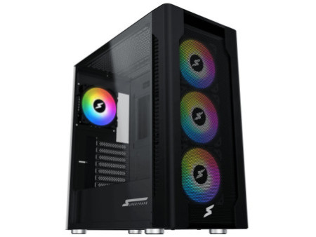 Gabinete Gamer SuperFrame Strider, Mid Tower, Vidro Temperado, ATX, Sem Fonte, Sem Fan