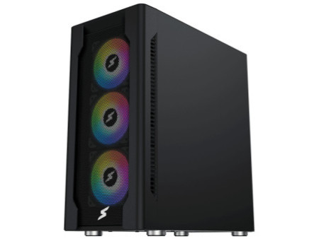 Gabinete Gamer SuperFrame Strider, Mid Tower, Vidro Temperado, ATX, Sem Fonte, Sem Fan