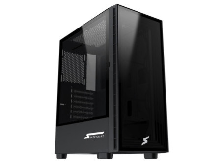 Gabinete Gamer SuperFrame Overtake, Mid Tower, Vidro Temperado, ATX, Sem Fonte, Com 6 Fans