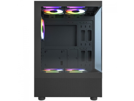 Gabinete Gamer SuperFrame Boreas, Mid Tower, Vidro Temperado, ATX, Com 3 Fans ARGB, Branco, SFGW-BOREAS-3