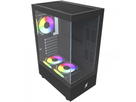 Gabinete Gamer SuperFrame Boreas, Mid Tower, Vidro Temperado, ATX, Com 3 Fans ARGB, Branco, SFGW-BOREAS-3