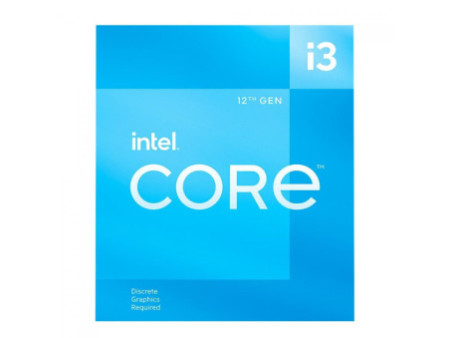 Processador Intel Core i3 12100F 3.3GHz (4.3GHz Turbo), 12ª Geração, 4-Cores 8-Threads, LGA 1700, Com Cooler, BX8071512100F