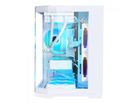 Gabinete Gamer SuperFrame Void, Mid Tower, Vidro Temperado, M-ATX, Black, Sem Fonte, Com 3 Fans, SF-CS-VDMAB3F