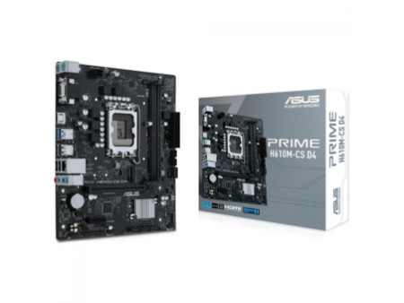 Placa Mãe Asus Prime H610M-CS D4, Chipset H610, Intel LGA 1700, mATX, DDR4, 90MB1B60-C1BAY0