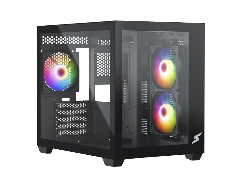 Gabinete Gamer SuperFrame Box, Mid Tower, Vidro Temperado, M-ATX, White, Sem Fonte, Sem Fan