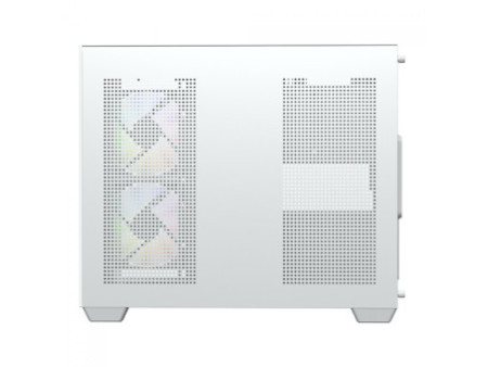 Gabinete Gamer SuperFrame Box, Mid Tower, Vidro Temperado, M-ATX, White, Sem Fonte, Com 3 Fans