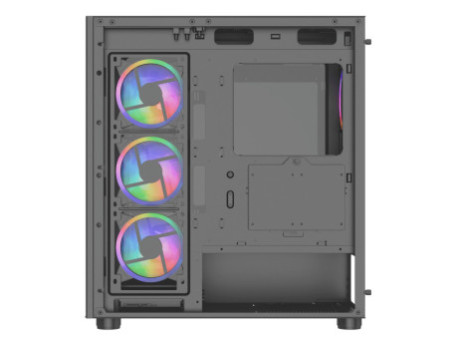 Gabinete Gamer SuperFrame Glass, Mid Tower, RGB, Vidro Temperado, ATX, Black, Sem Fonte, Sem Fans